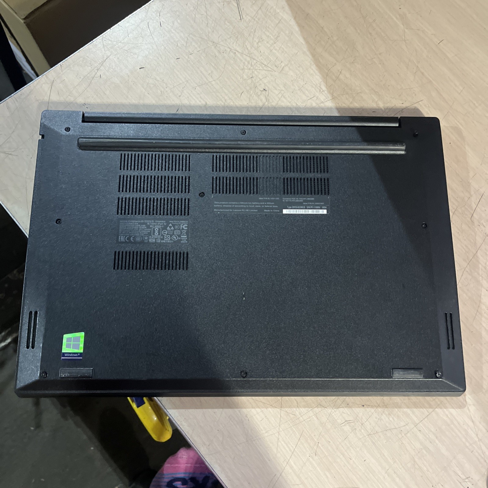 LENOVO THINKPAD E580 INTEL CORE I5-7200U 2.50GHZ 8GB RAM NO HD ‘