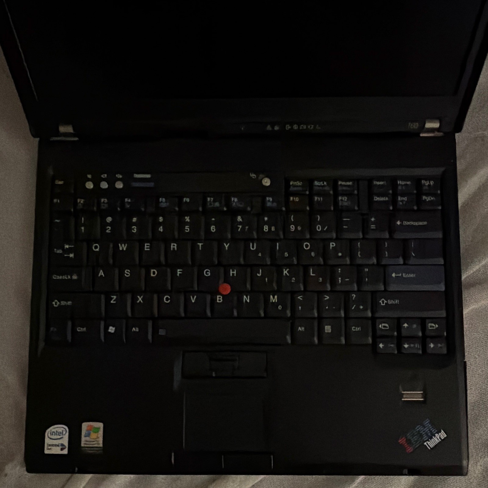 Lenovo ThinkPad T60 14.1″ Black Core Duo Win XP 2GB RAM HDD
