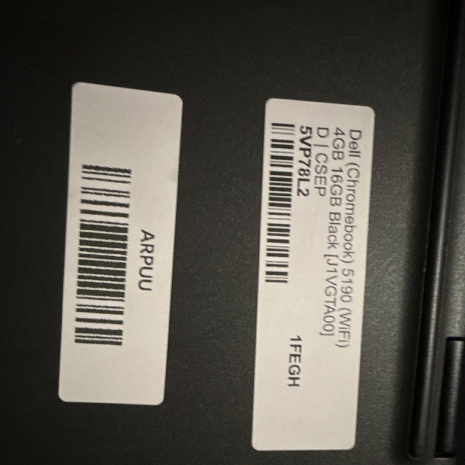 Dell Chromebook 5190 4GB 16GB eMMC 11.6″ Chrome OS Black Laptop