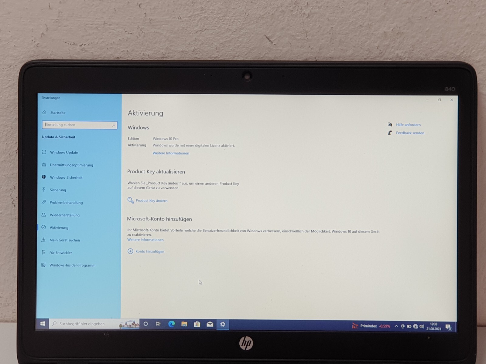 HP EliteBook 840 i7 2.10-3.30GHz New 512GB SSD 16GB Laptop For Students Pro 14″