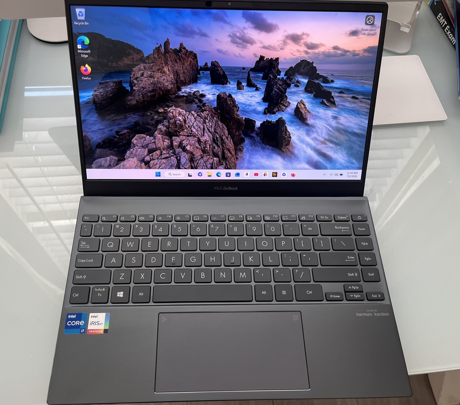 Asus ZenBook UX325EA – FHD – i7 1165G7 – 8GB RAM – 512GB SSD – Gray