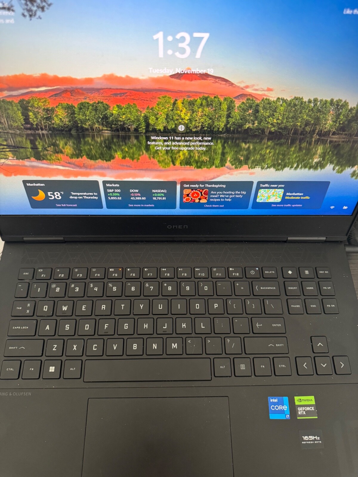 OMEN Gaming Laptop 16.1″, Intel i7, 16GB RAM, 1TB SSD, NVIDIA RTX4060