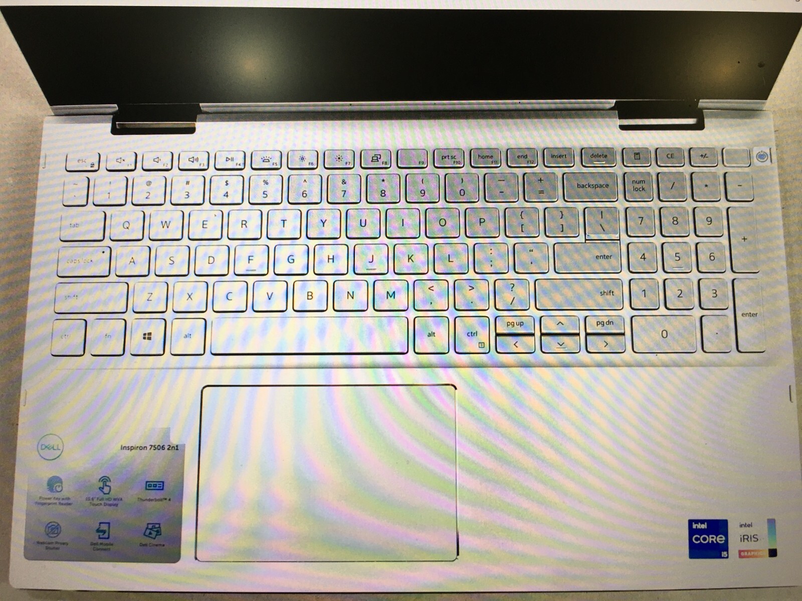 DELL INSPIRON 7506,Touch 2-IN-1, C I5-1135G7, 2.40GHZ, 1TB,32GB RAM, Win 11 Pro