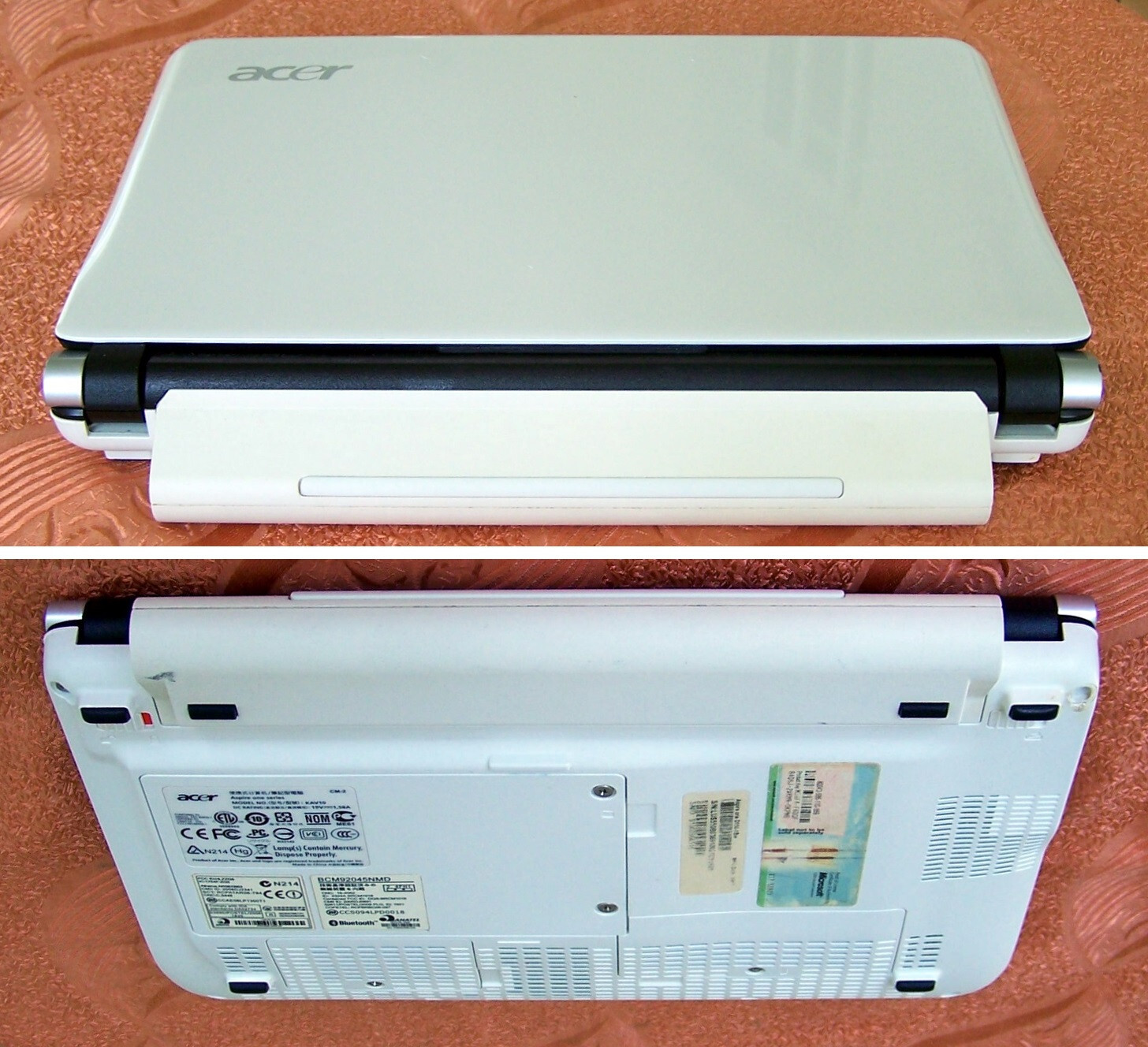Acer Aspire One kav10 (D150), Intel N280 1.66GHz, 2GB, 160GB, Win XP, 10.1″