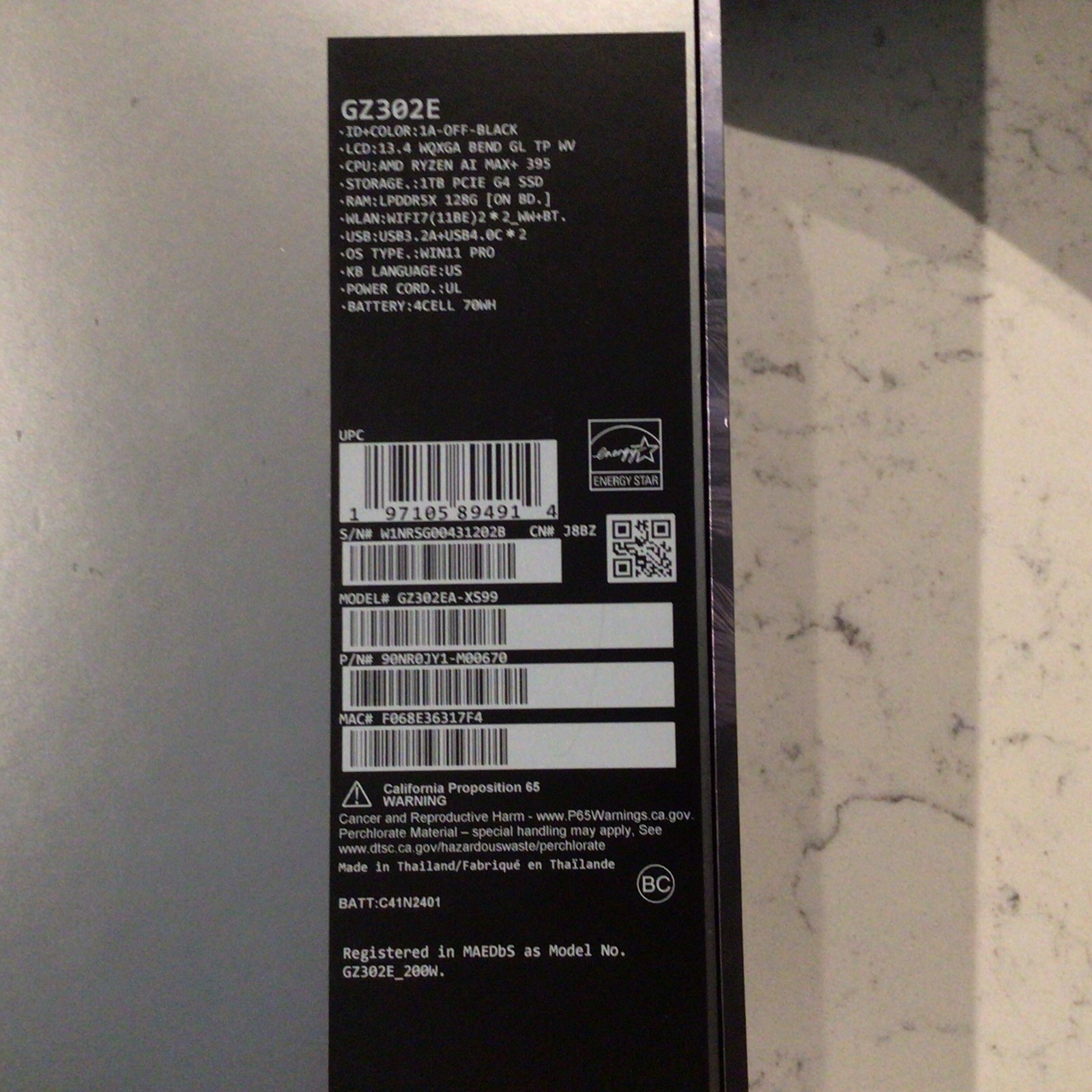 ASUS – ROG Flow Z13 13.4″ 180Hz 128gb RAM 2TB SSD AMD Ryzen AI Max+395