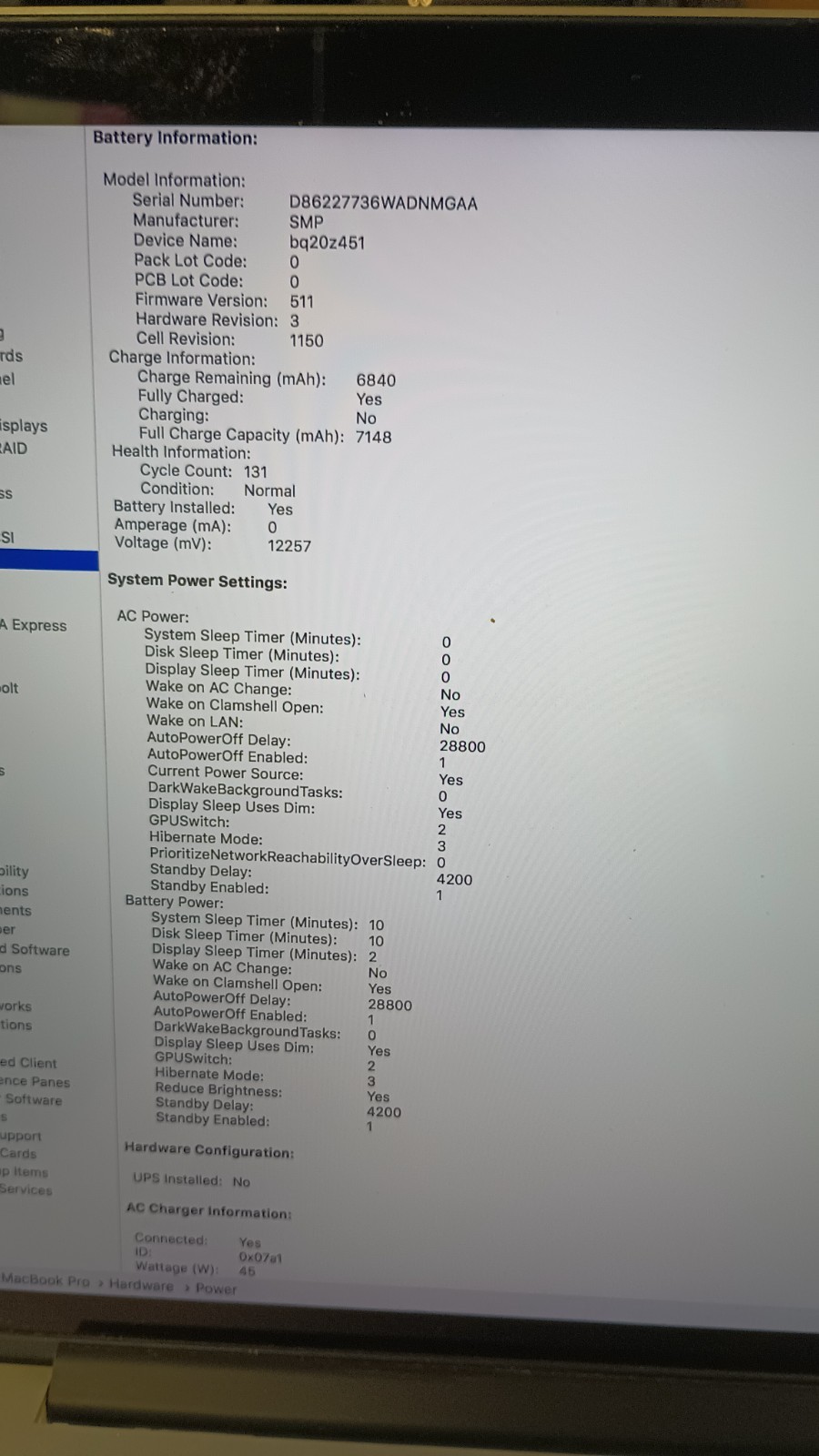 MacBookPro w/charger.i7-3720QM(4cores)Nvidia.16GB.256GB SSD.15.4″Retina.mac OS.