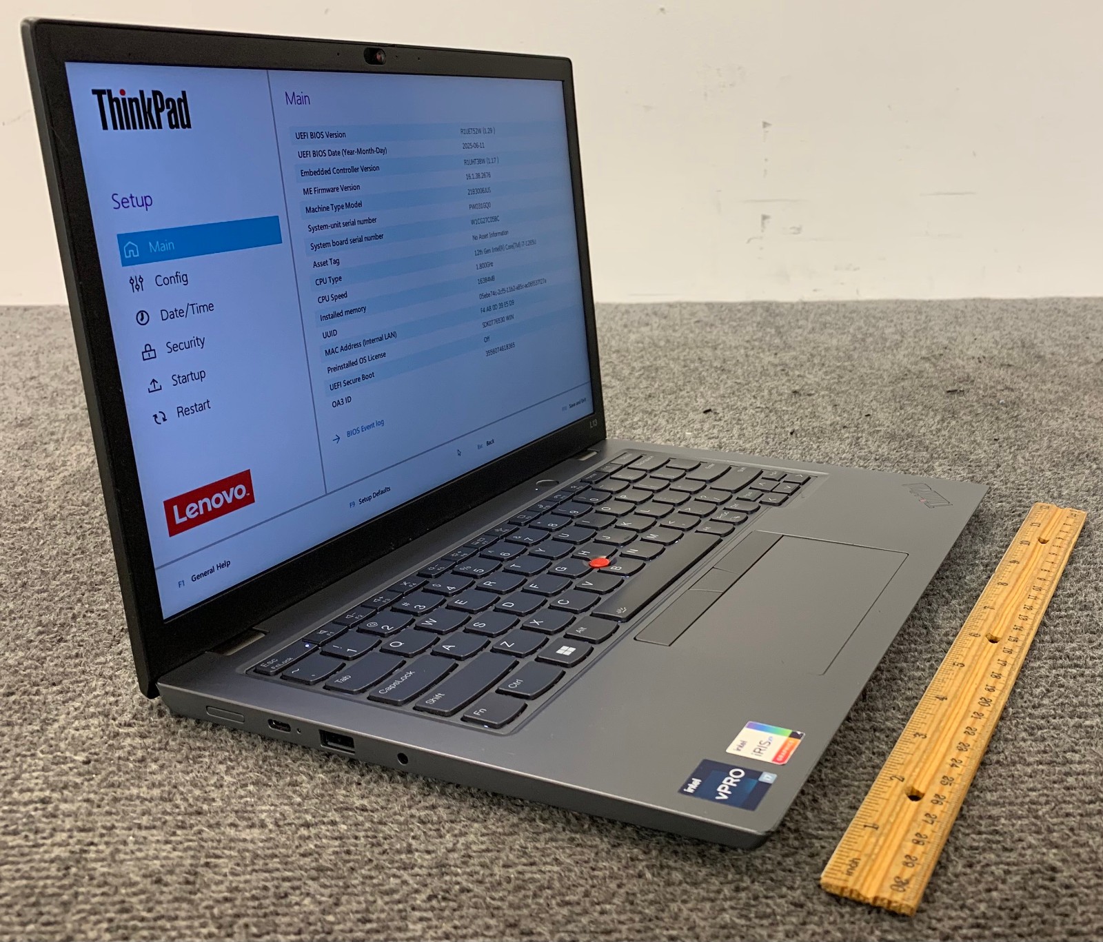 Lenovo ThinkPad L13 Gen 3 14″ i7-1265U 16GB RAM, No Storage, Remote Managed
