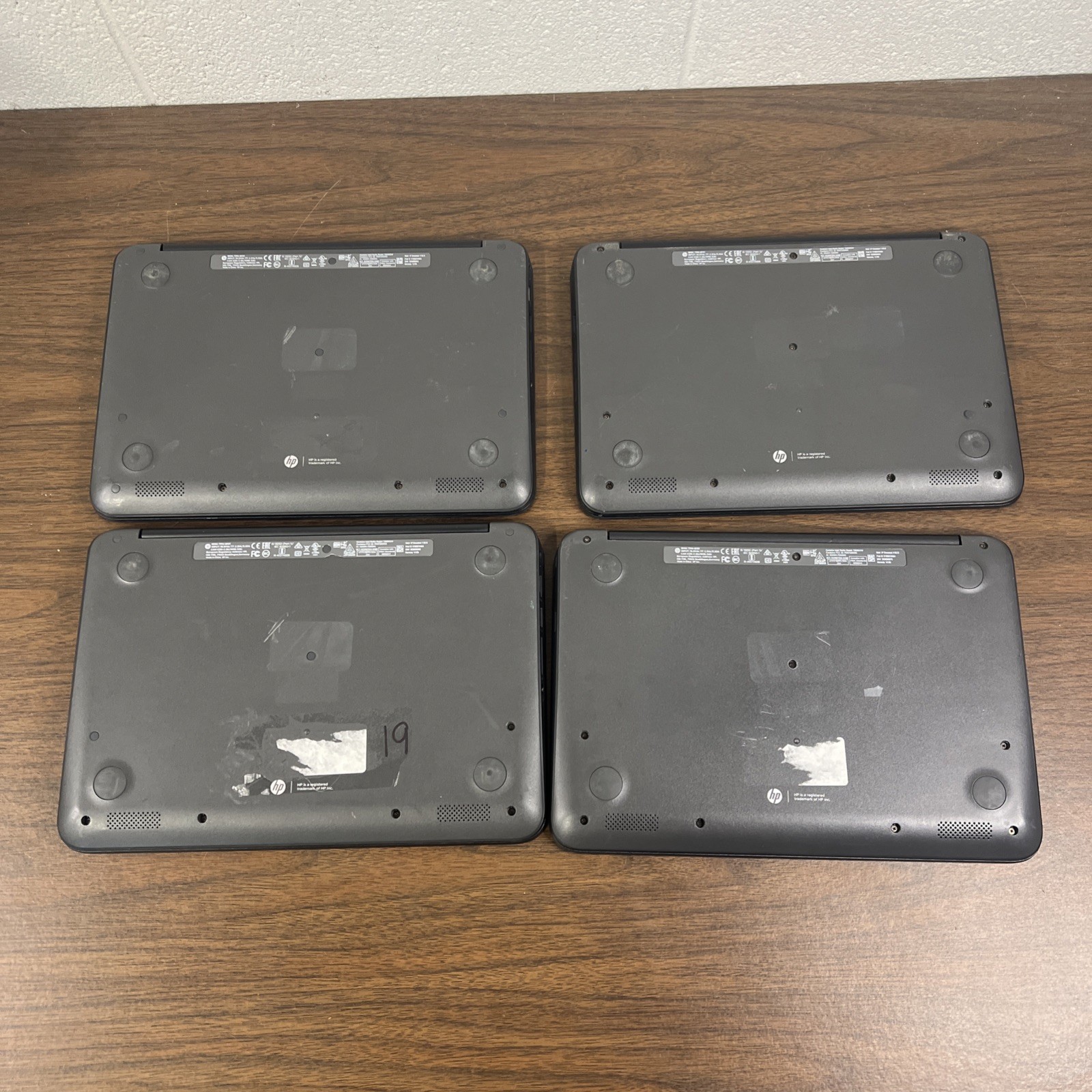 Lot 4 HP Chromebook 11 G5 EE PARTS/REPAIR – ⚠️ POWER ON, BAD BATTERIES