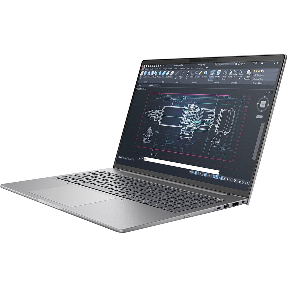 Hewlett Packard 16″ ZBook 8 G1i Mobile Workstation in Meteor Silver – BX7U3UT#AB