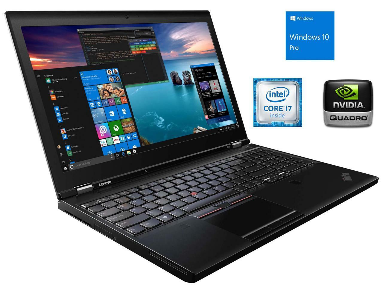 Workstation Lenovo P50 i7-Quad 1TB NVMe SSD+SSD 32GB 15.6″ FHD M1000M 4GB + Dock