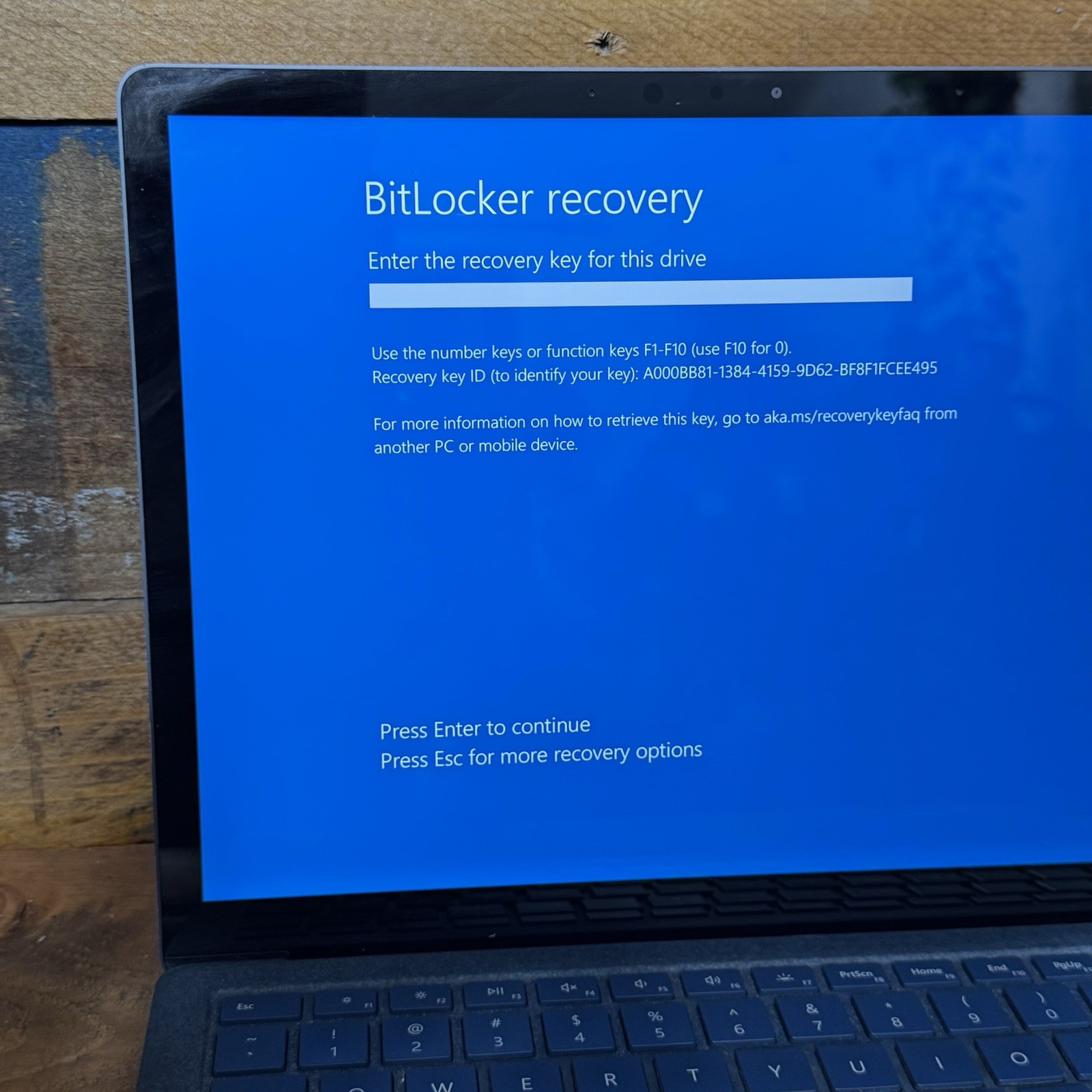Microsoft Surface Laptop Model 1769- As Is condition Locked Navy Blue