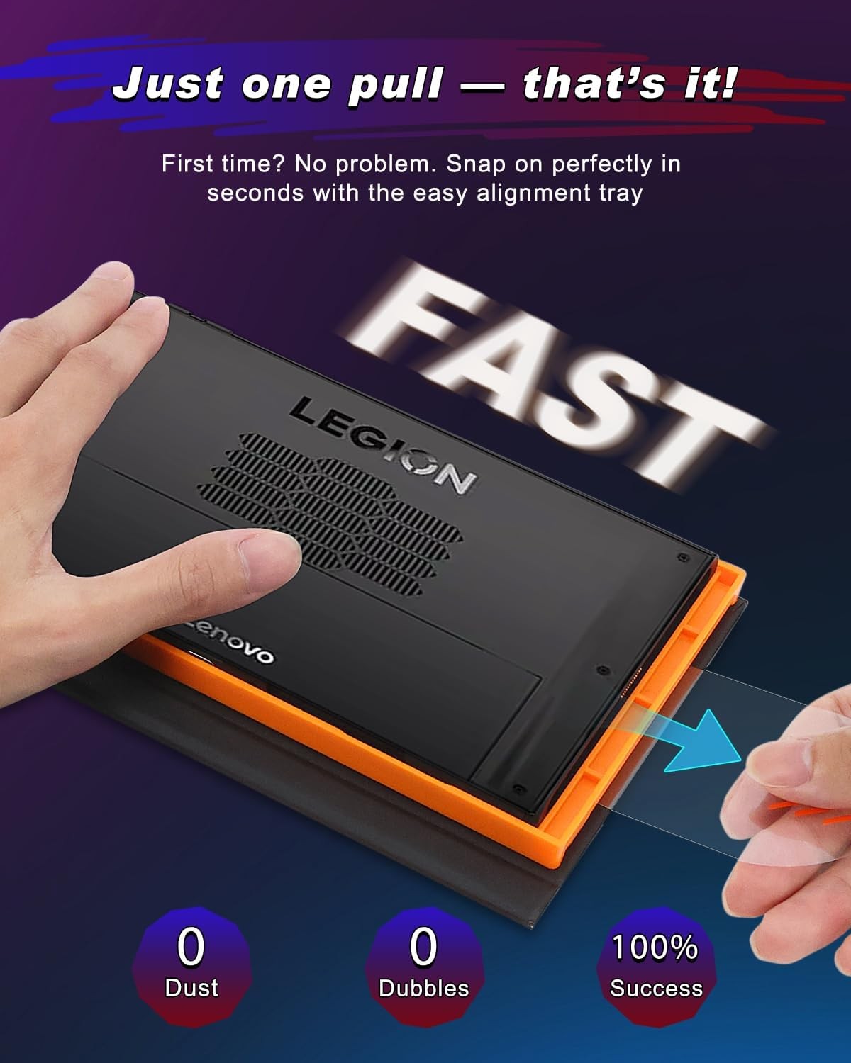 2 Pack Screen Protector for Lenovo Legion Go Gen 2, 8.8 inch Full Coverage, Tran