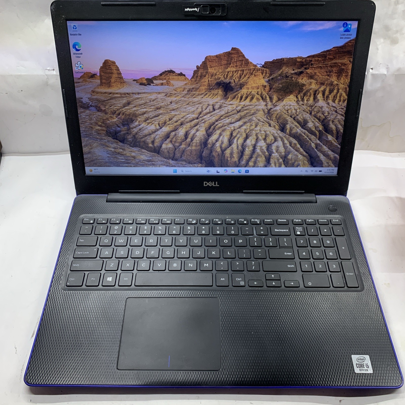 Dell Inspiron 15 3593 FHD Touch i5-1035G1 12GB Ram 512GB NVMe SSD Win11 Blue