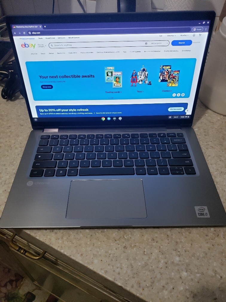 14″ DELL LATITUDE 7410 CORE i7-10610U 1.80 GHZ 128GB SSD 16GB RAM CHROMEOS