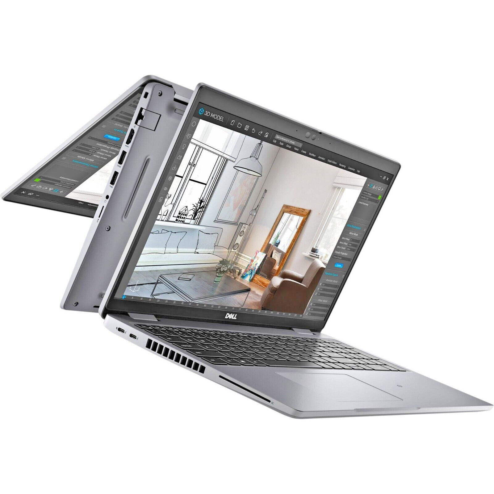Dell Precision 3560 15″ IntelCore i7-1185G7 256GB SSD 32GB RAM T500 WIN11 Laptop