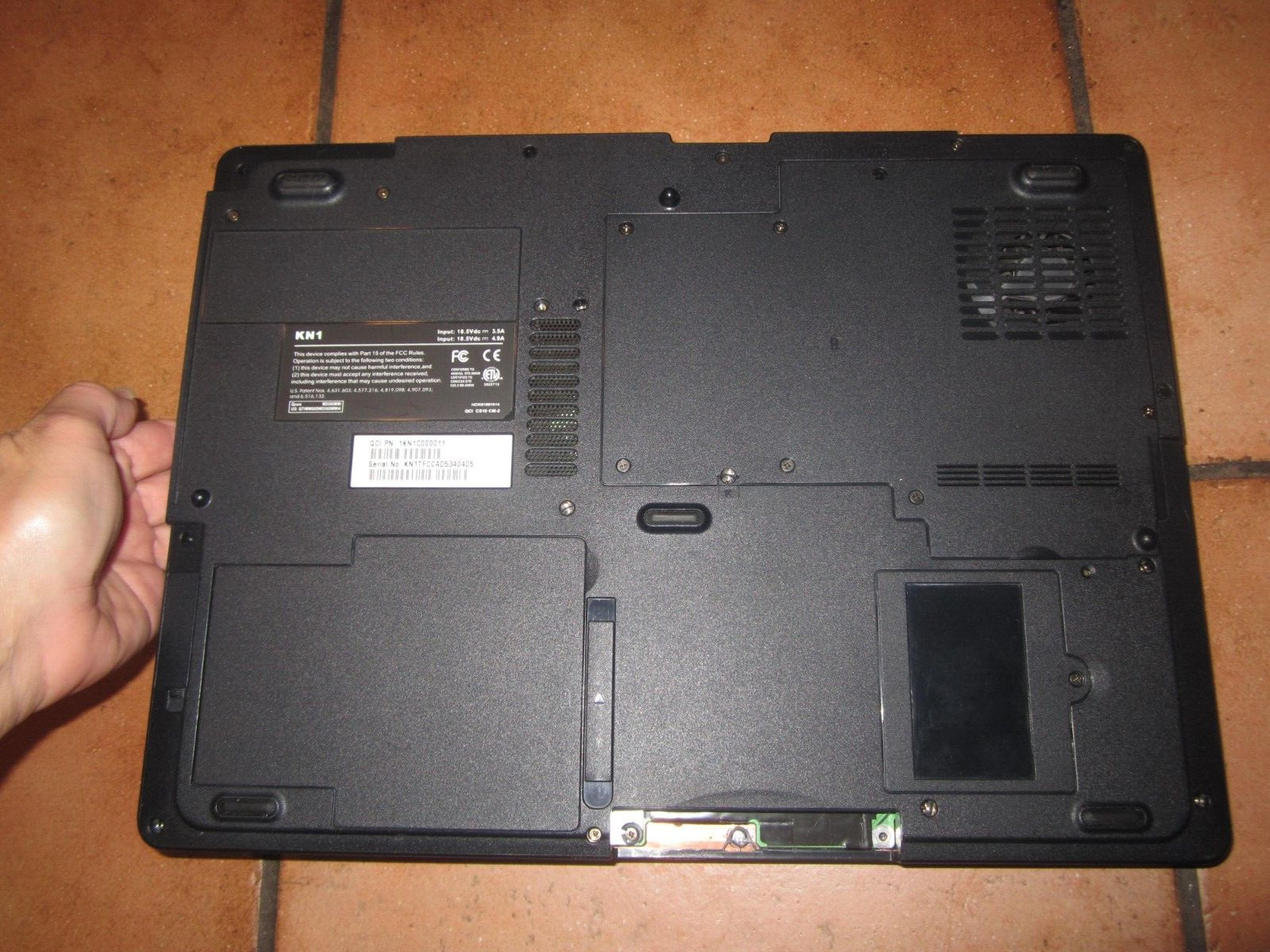 QCI QCOM CS10 KN1 Laptop 2GBRAM NoHD Boots to BIOS SCREEN INTACT NoCORD – PARTS