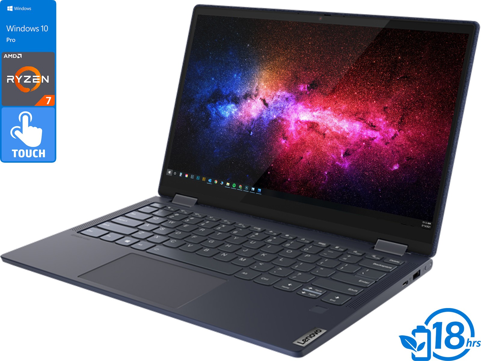 Lenovo Yoga 6, 13″ FHD Touch, Ryzen 7 4700U, 8GB RAM, 512GB SSD, Windows 10 Pro