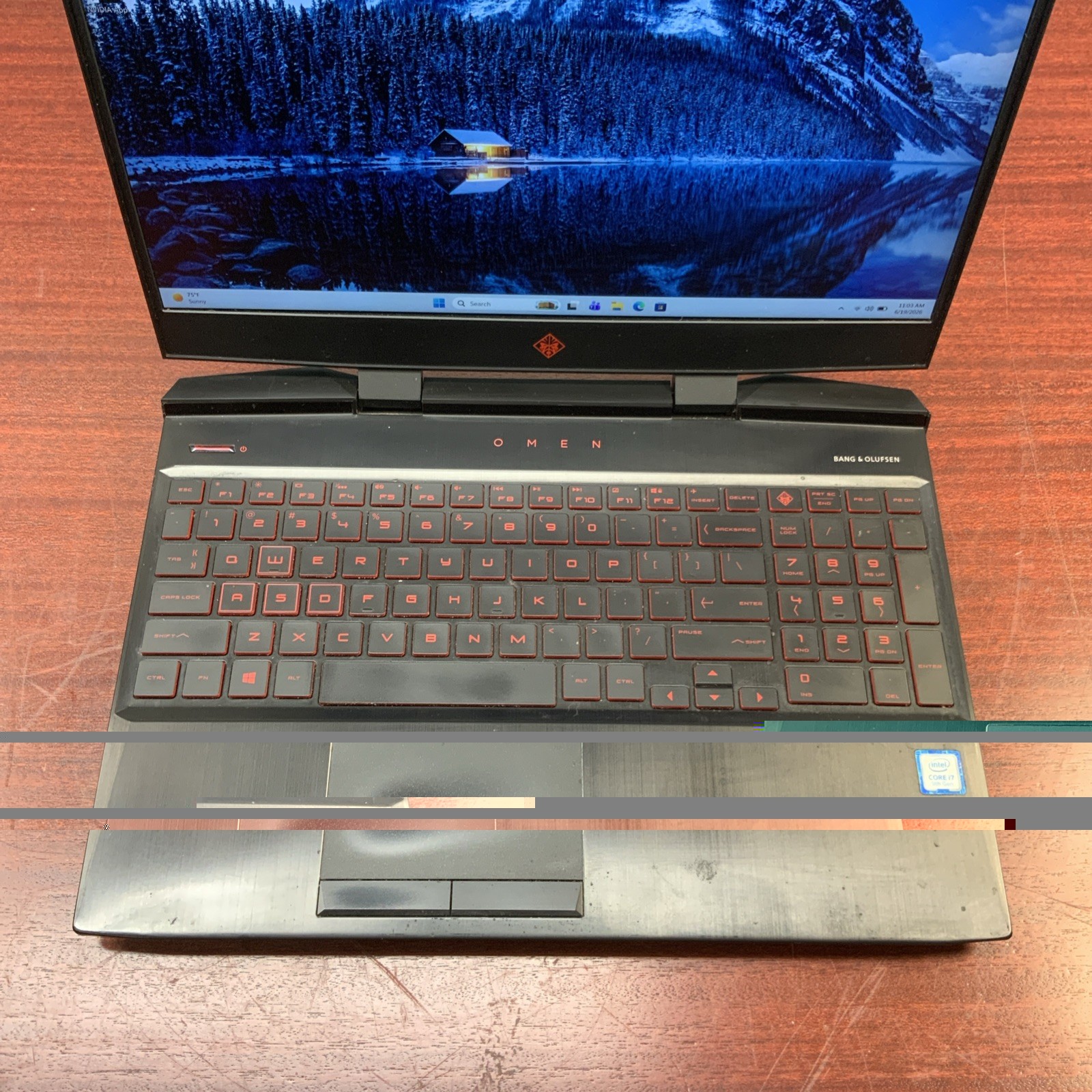 HP OMEN by Laptop 15t-dc100 Intel i7-9750H 16GB RAM 512 GB SSD Win 11 Pro