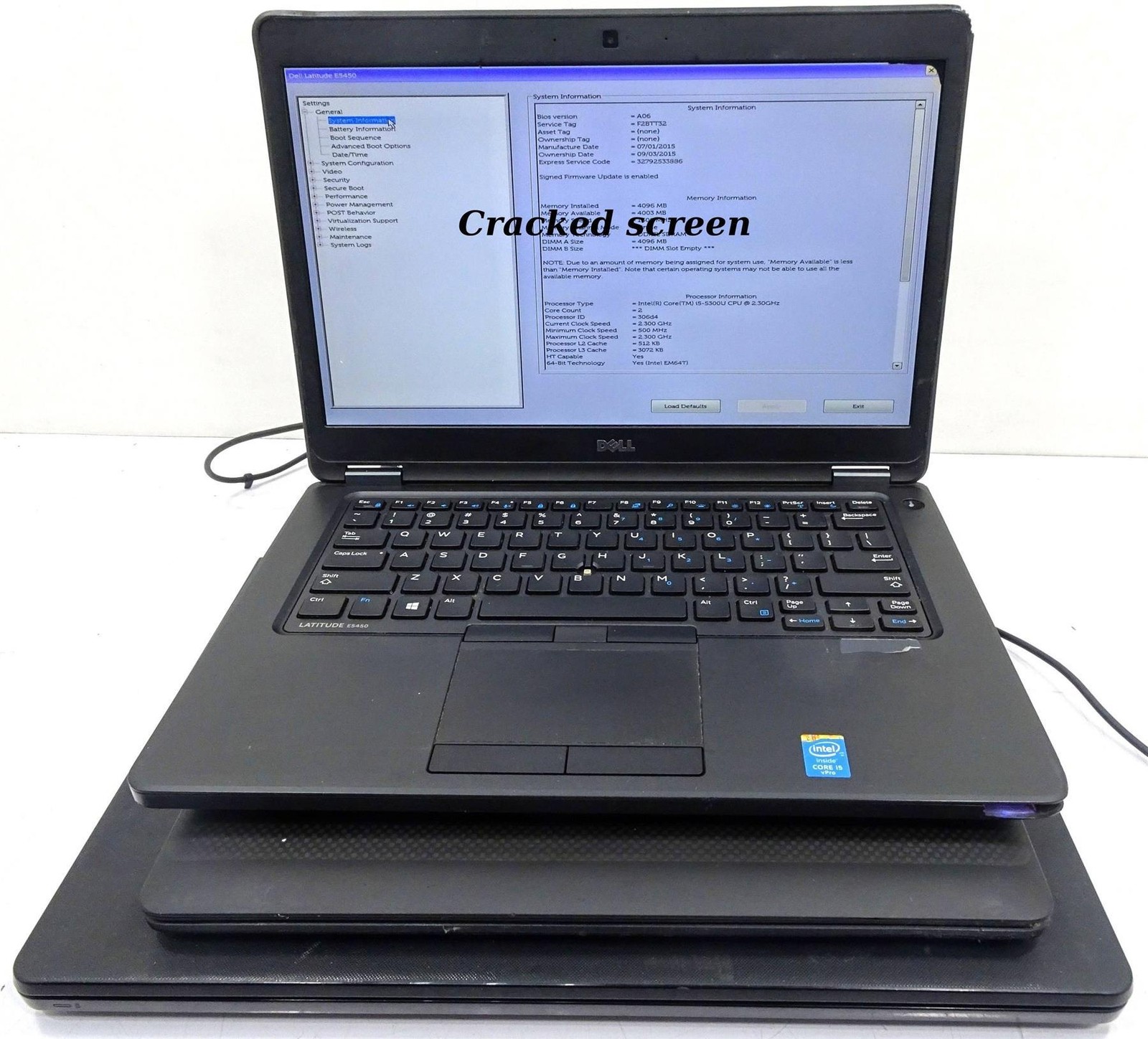 Lot 4 Mix Dell Core i5, Core i3 4GB Ram No HD Laptops