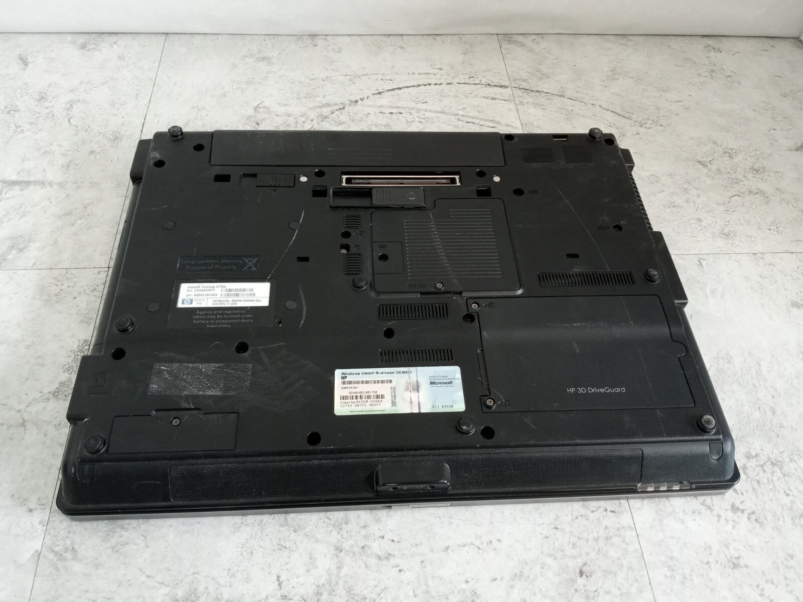 HP Compaq 6735b 15″ Laptop AMD CPU 4GB RAM 120GB HDD Windows XP – READ -RR