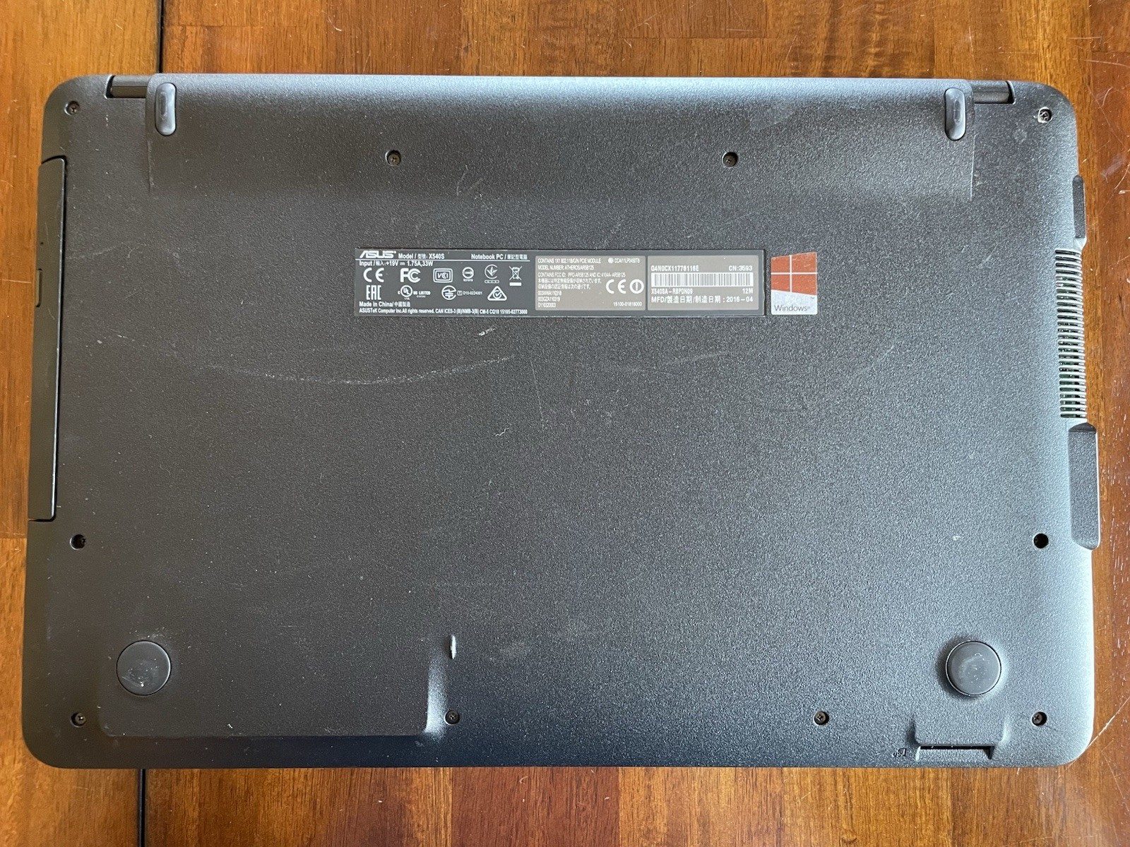 Asus X540SA – RBPDN09 15.6″ Laptop Pentium N3710 1.6GHz 4GB RAM NO HDD NO OS