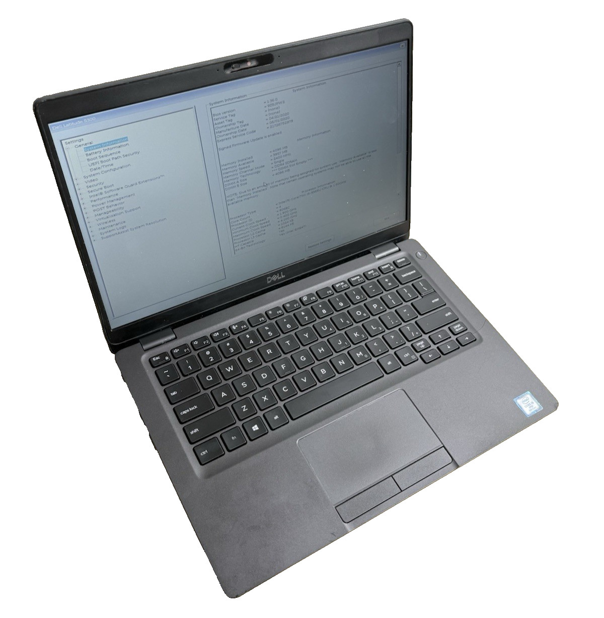 Dell | Latitude 5300 | i5-8365U | 4GB No SSD Laptop Excellent Battery #350