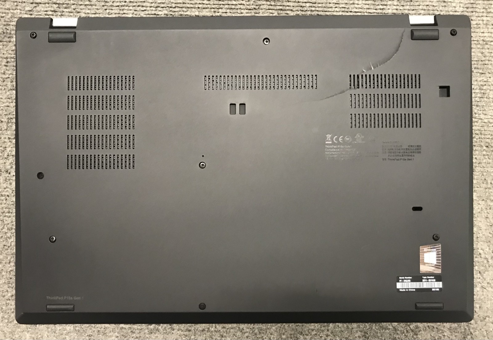 Lenovo ThinkPad P15s Gen 1 15.6″ i7-10510U 16GB RAM, No Storage, Boots to BIOS