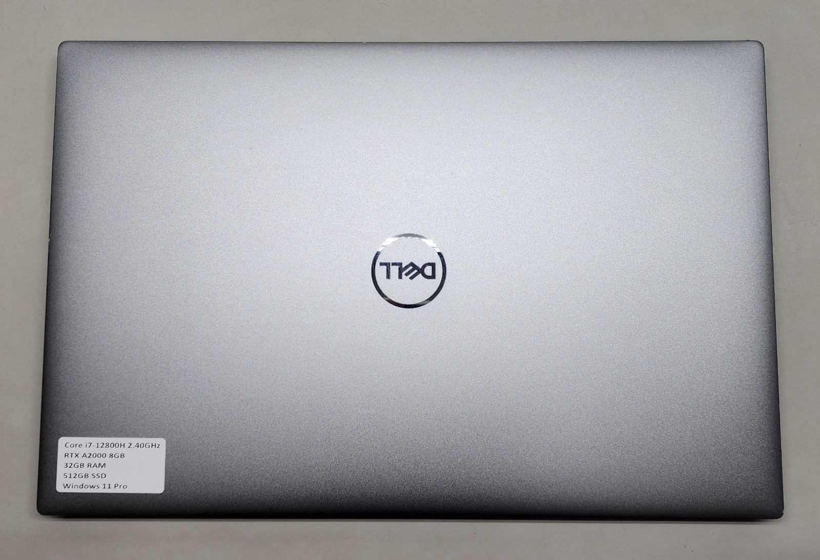 Dell Precision 5570 15.6″ 4K i7-12800H 2.40GHz 32GB RAM 512GB SSD RTX A2000 8GB