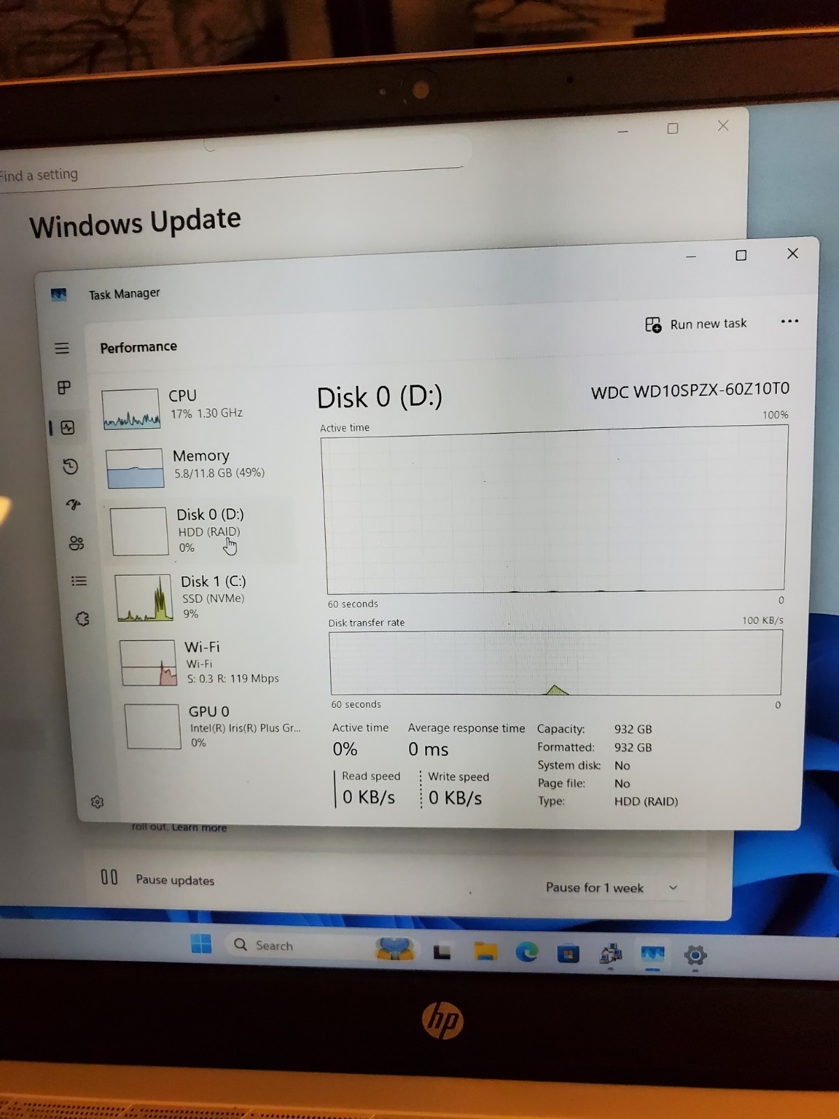 HP Pavilion 15-CS/i7-1065G7/12GB RAM/128GB NVMe/1TB HDD/Passed Hardware Tests