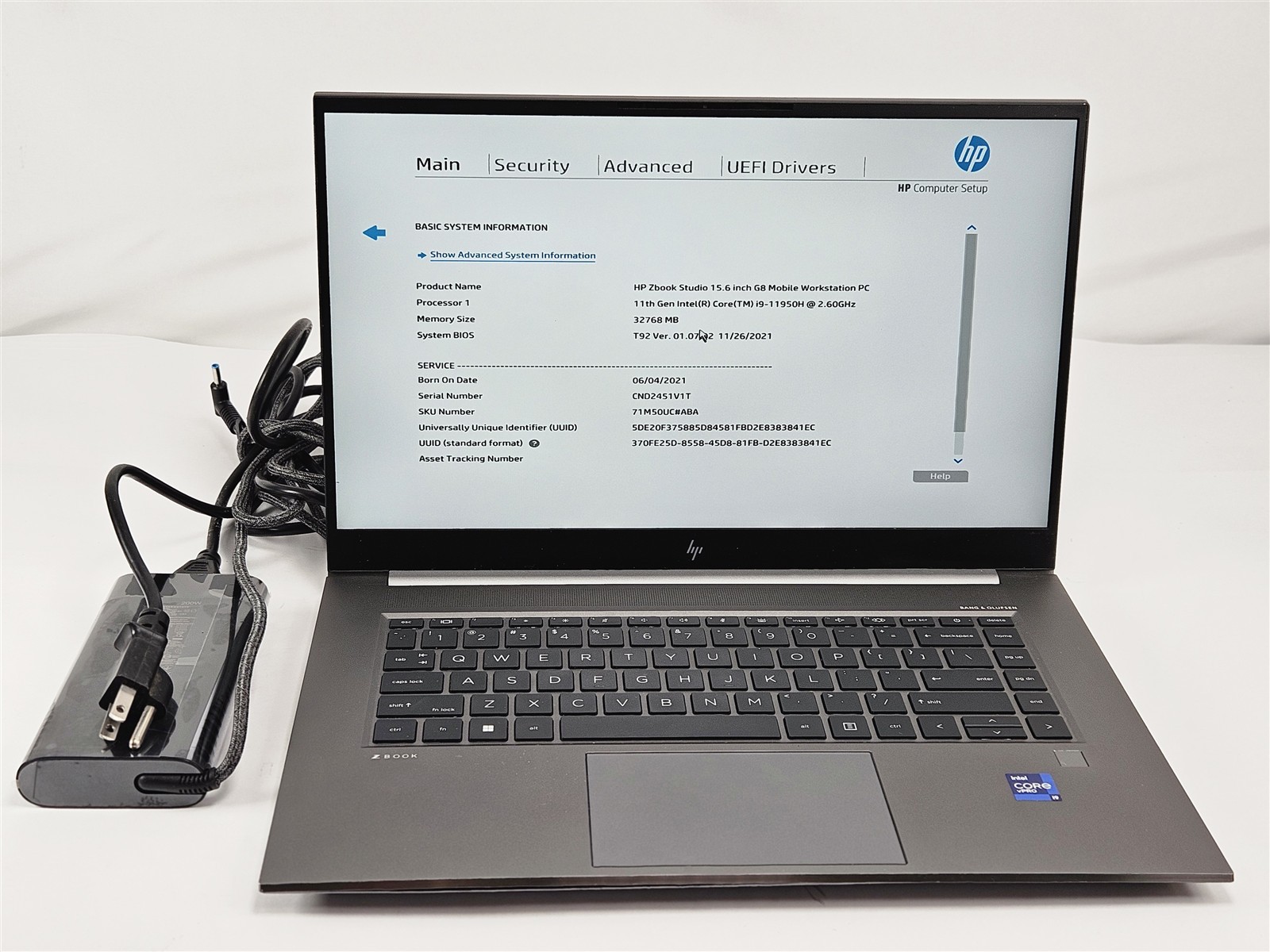 HP 15.6″ ZBook Studio G8 Intel Core i9-11950H 32GB RAM 1TB SSD RTX A3000