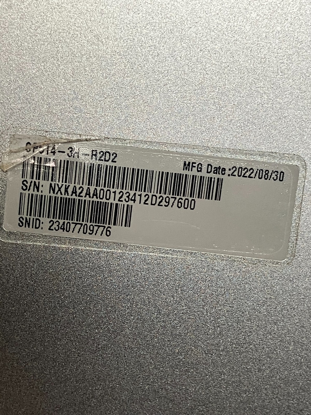 Acer Chromebook Spin 514 CP514 14″ AMD Ryzen 3 5125C 8GB DDR4 128GB FOR PARTS.