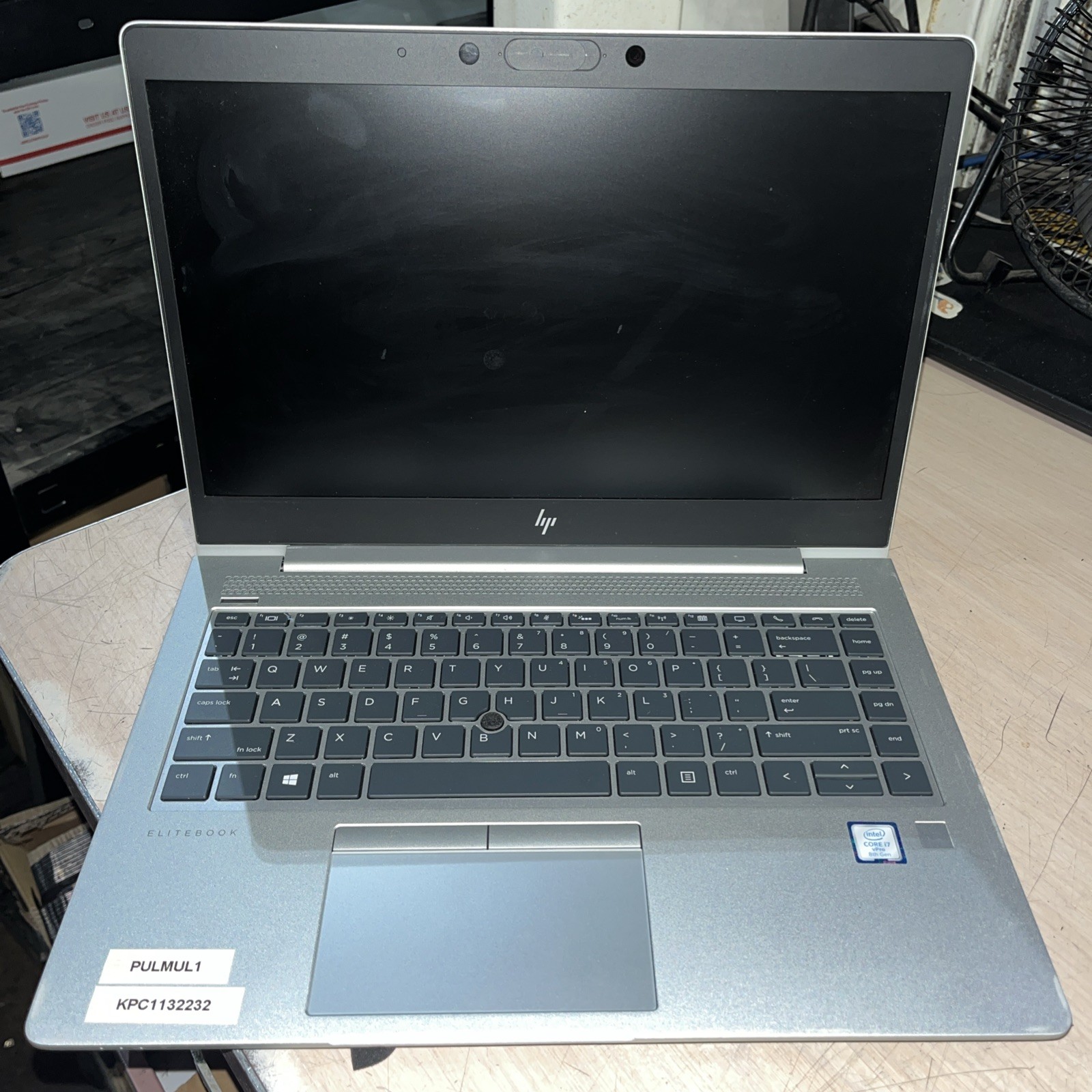 HP ELITEBOOK 840 G6 INTEL CORE I7 8TH GEN 8GB RAM NO HD