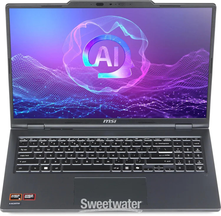 MSI Venture A16 AI A2HM PC Laptop – Solid Gray