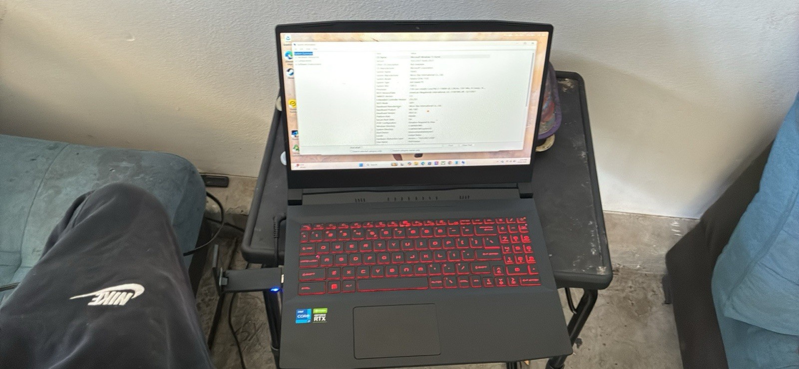 MSI Katana GF66 11UE 15.6″ Gaming Laptop i7 11th Gen 16GB Win 11