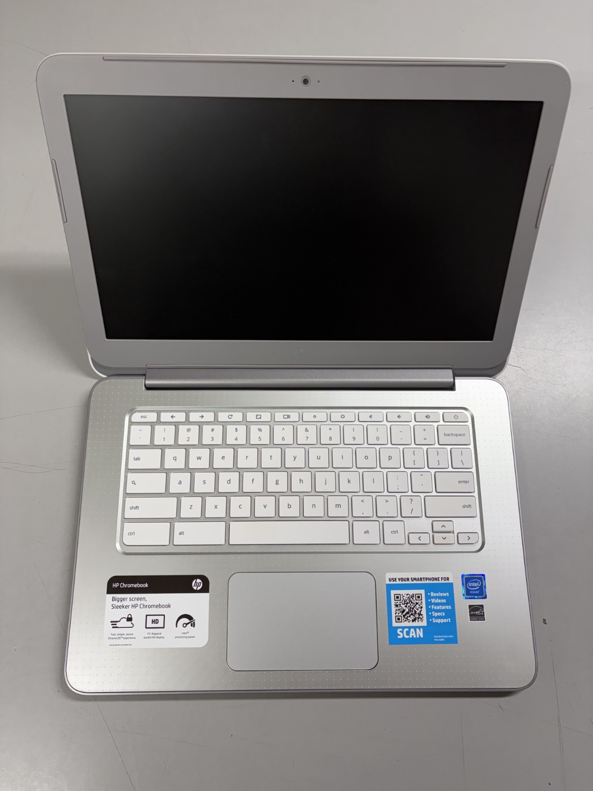 Set of 4 HP Chromebook 14 – 14″ Laptop Intel Celeron CPU 4GB RAM 16GB – TPN-Q167