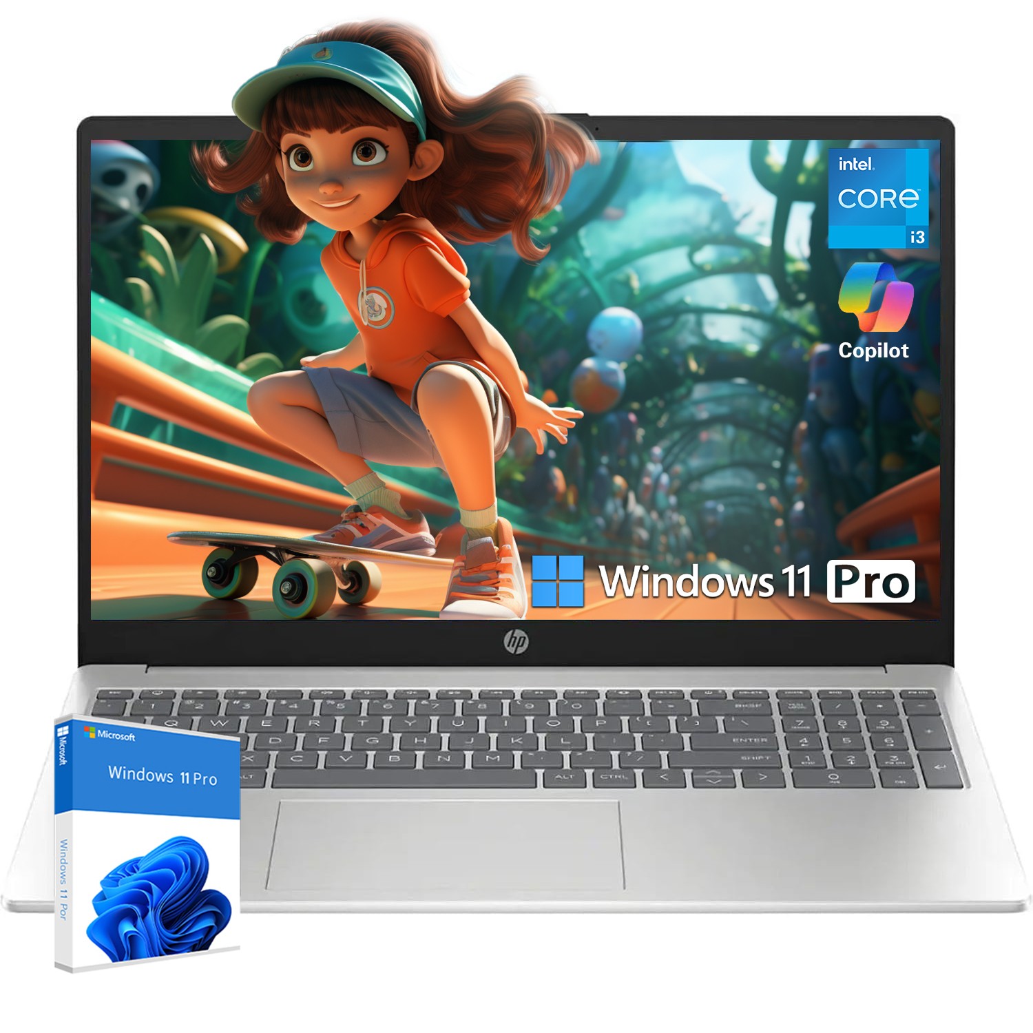 HP Laptop 15.6 in Touchscreen HD Intel Core i3 Upto 32GB RAM 512GB Windows11 Pro
