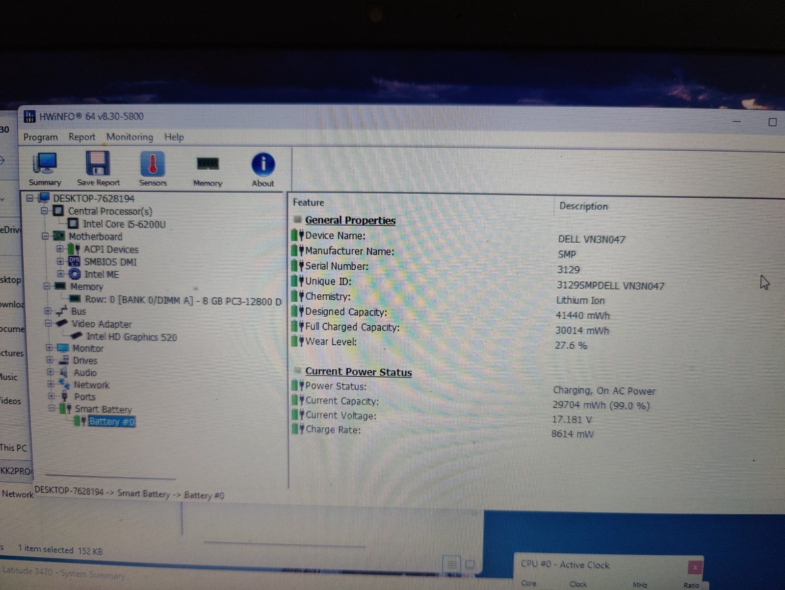 Dell Latitude 3470 Intel i5-6200U 2.30GHz 8GB RAM 256GB Win 11 Pro Tested!