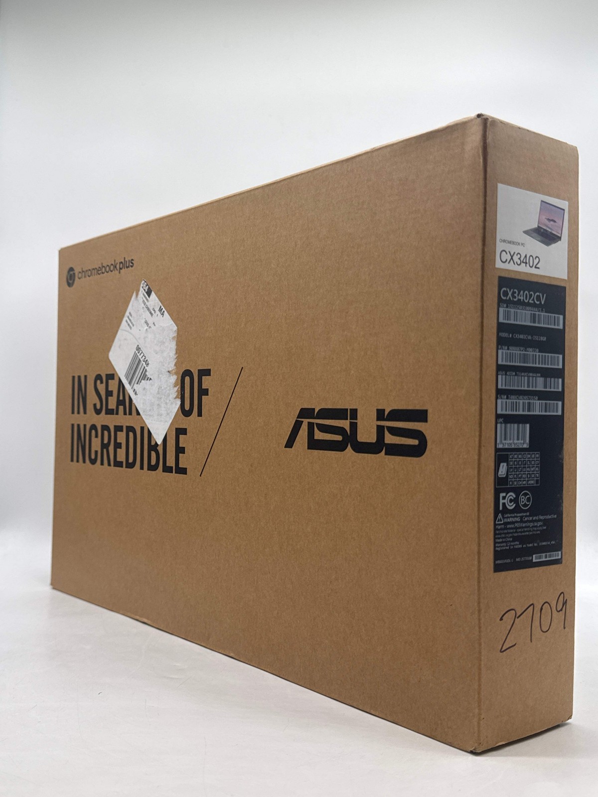 New Asus Chromebook Plus CX3402CV 14″ FHD i5-1334U 8GB DDR5 128GB SSD Rock Grey