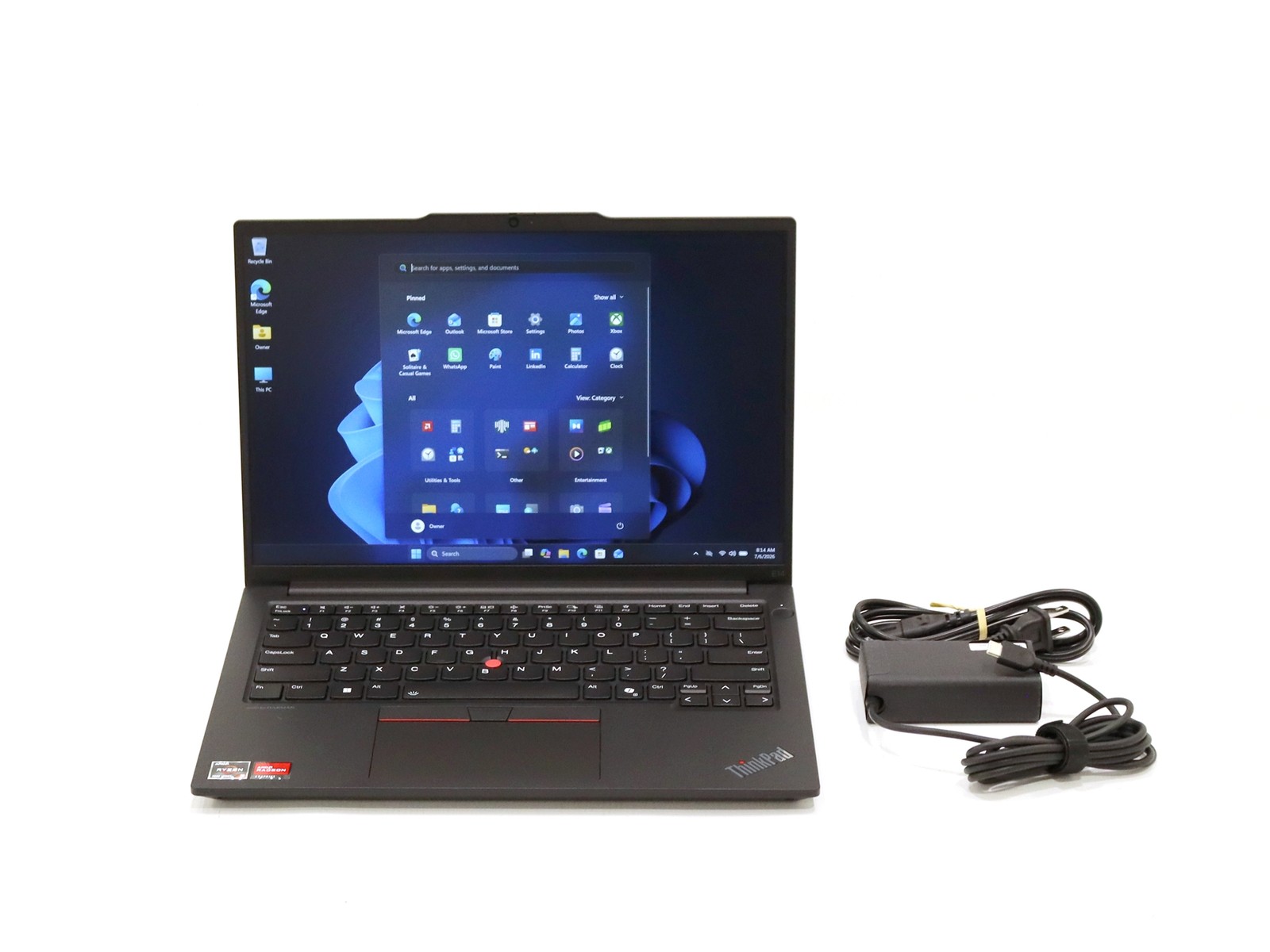 Lenovo ThinkPad E14 Gen 6 14.0″ FHD+ AMD Ryzen 5 7535U 16GB RAM 256GB NVMe W11P