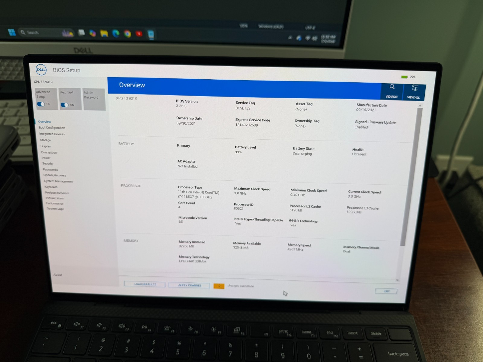 Dell XPS 13 9310 Silver 3.5K OLED Touch i7-1185G7 32GB 1TB SSD Excellent Win11P