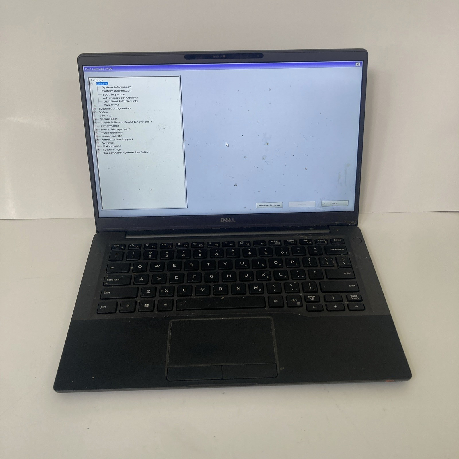 DELL LATITUDE 7400 2‑IN‑1 i5‑8365U 16GB RAM NO SSD/HDD NO OS
