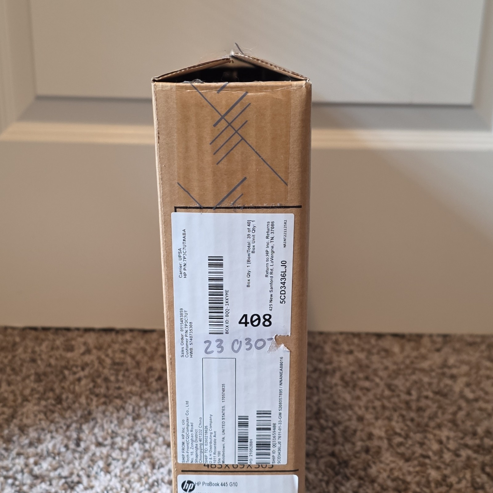 HP ProBook 445 G10 14in Silver Laptop AMD Ryzen 5 7000, 16GB RAM, 256GB SSD