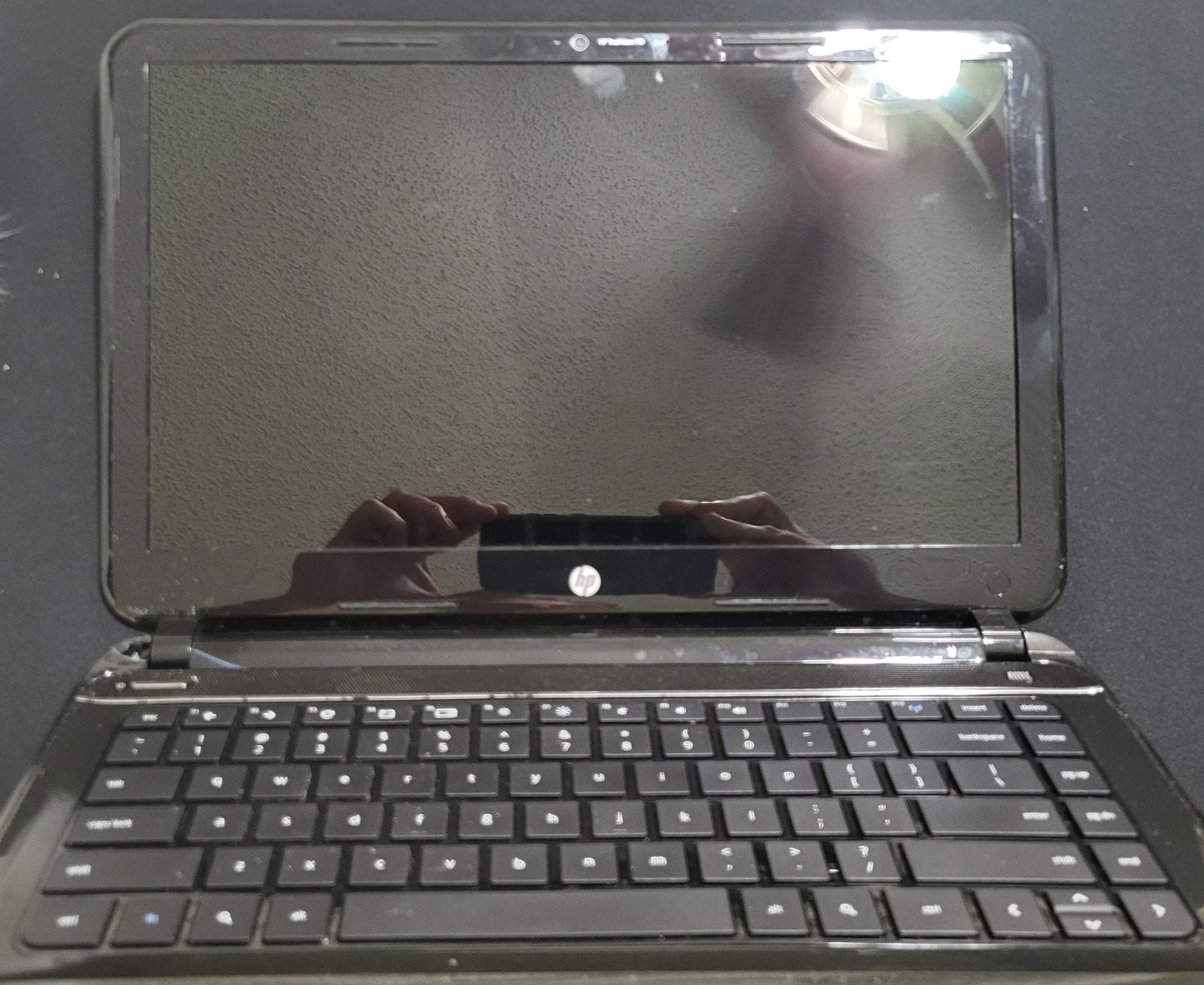Damaged laptops, unknown condition. storage unit find. 3 Chromebooks, 2 laptops.