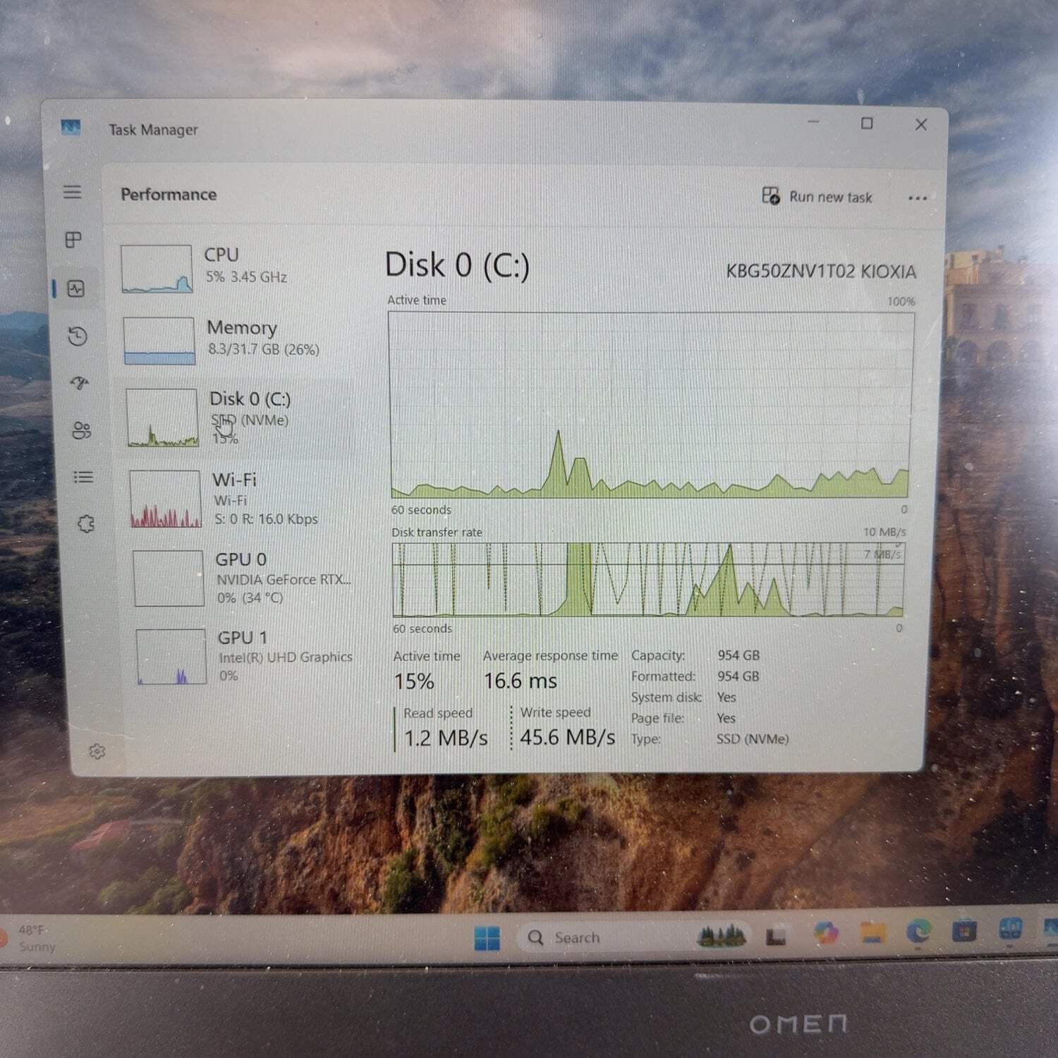 HP Omen 16-AE0073C1 16″ i7-14650HX 2.2GHz 32GB RAM 1TB SSD GeForce RTX 4060