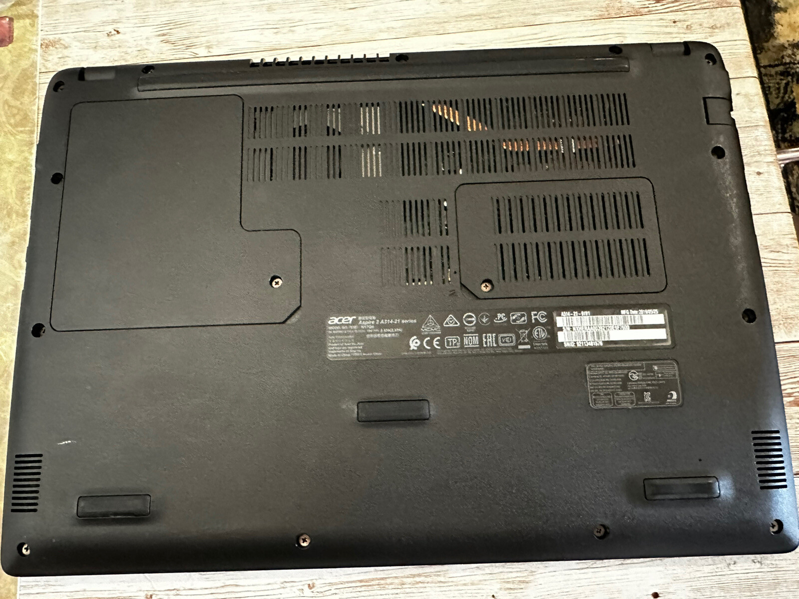 Acer Aspire 3 A314-21-91V1 15.6 HD AMD A9-9420e 4GB RAM 128GB SSD Win10 S Laptop