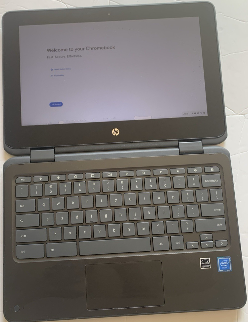 Lot of 5 HP X360 11.6 Chromebook 2-in-1 TOUCH ,4GB RAM, 32GB eMMC ,*SEE PHOTOS*
