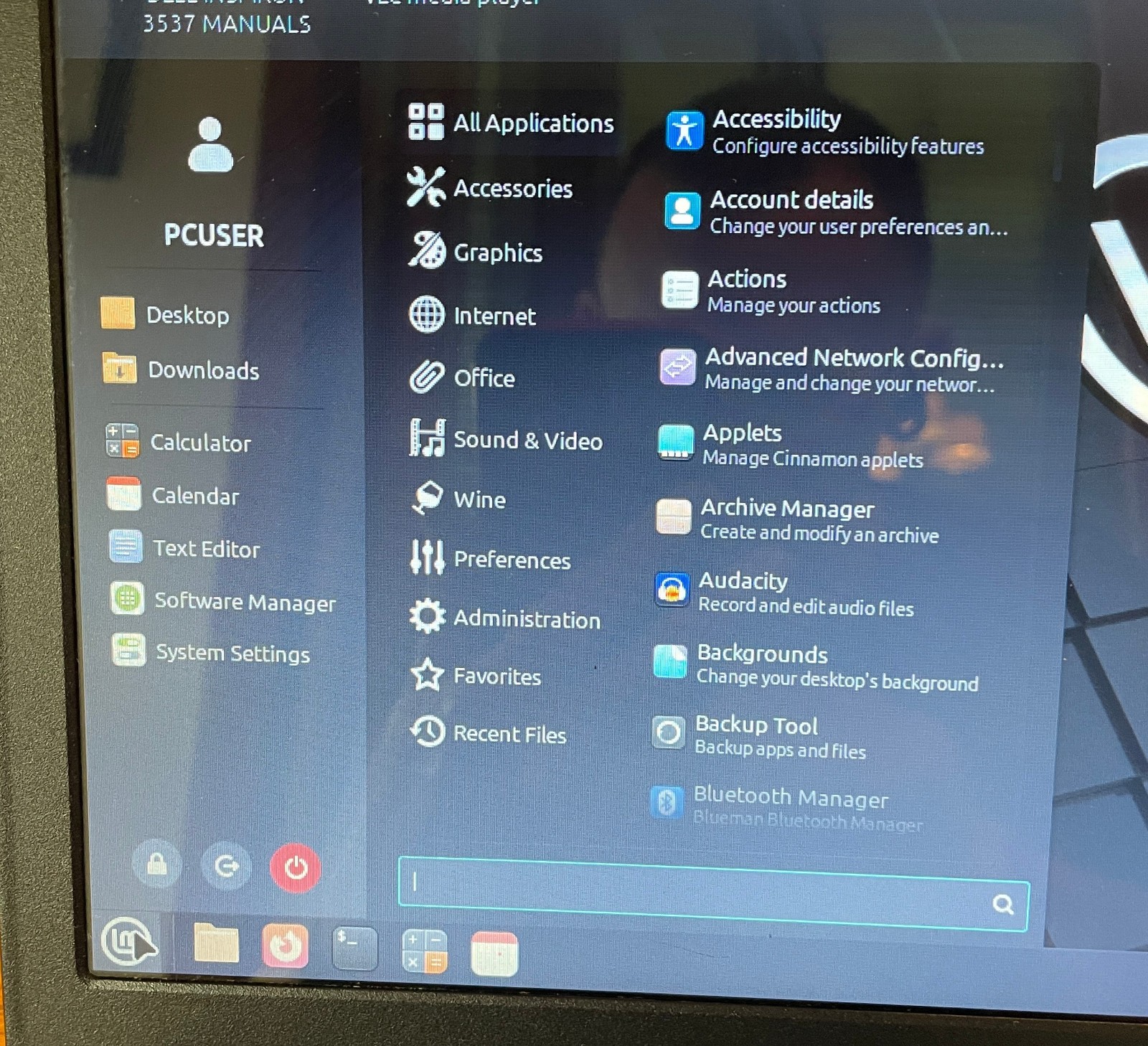 DELL INSPIRON 15-3537 Laptop 15″ i3 256gb+1tb Linux Mint 22.3-extras-17
