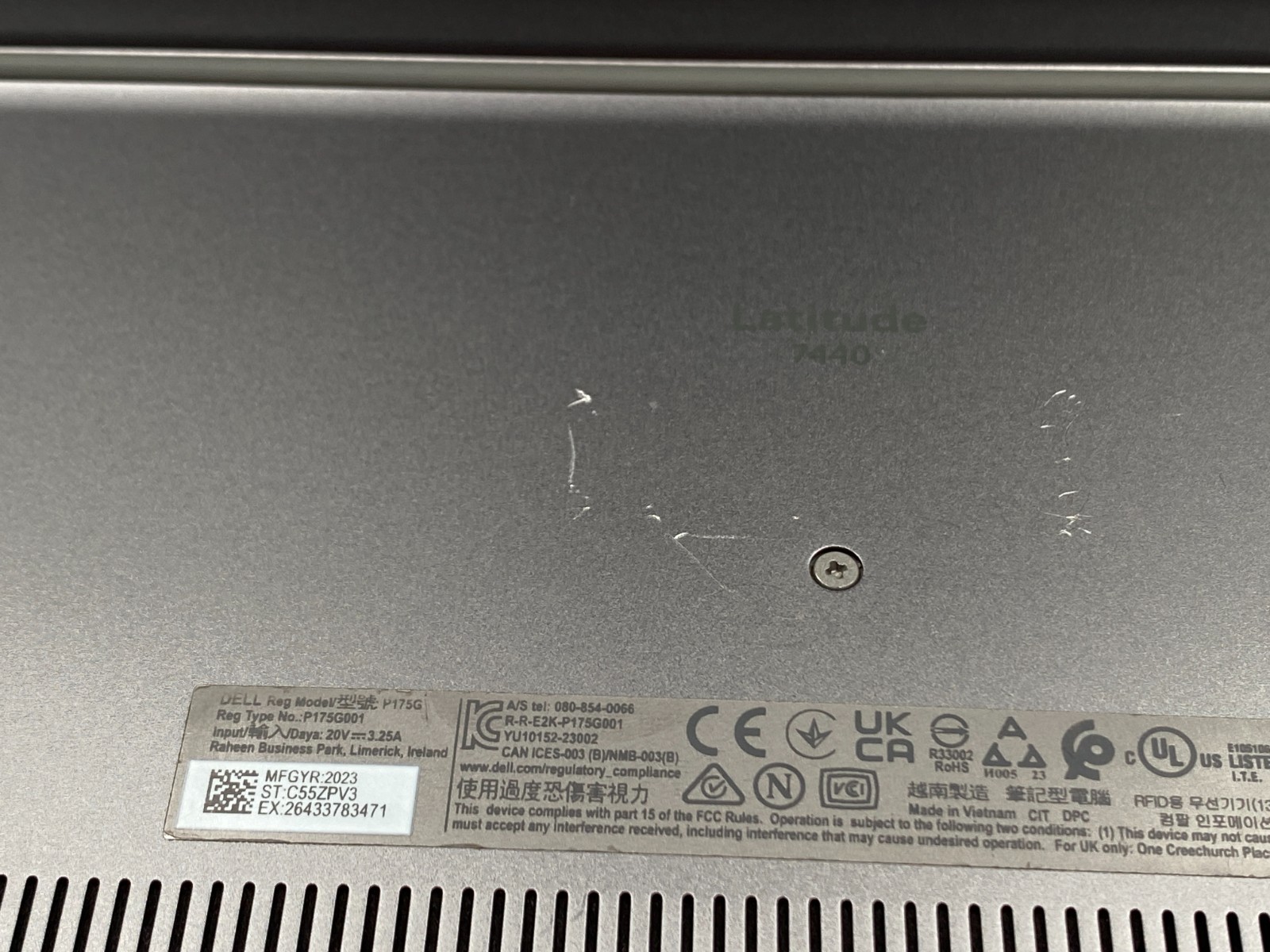 DELL LATITUDE 7440 2in1 TOUCHSCREEN i5-1345U 16GB DDR5 256GB NVMe WIN 11 GRADE B