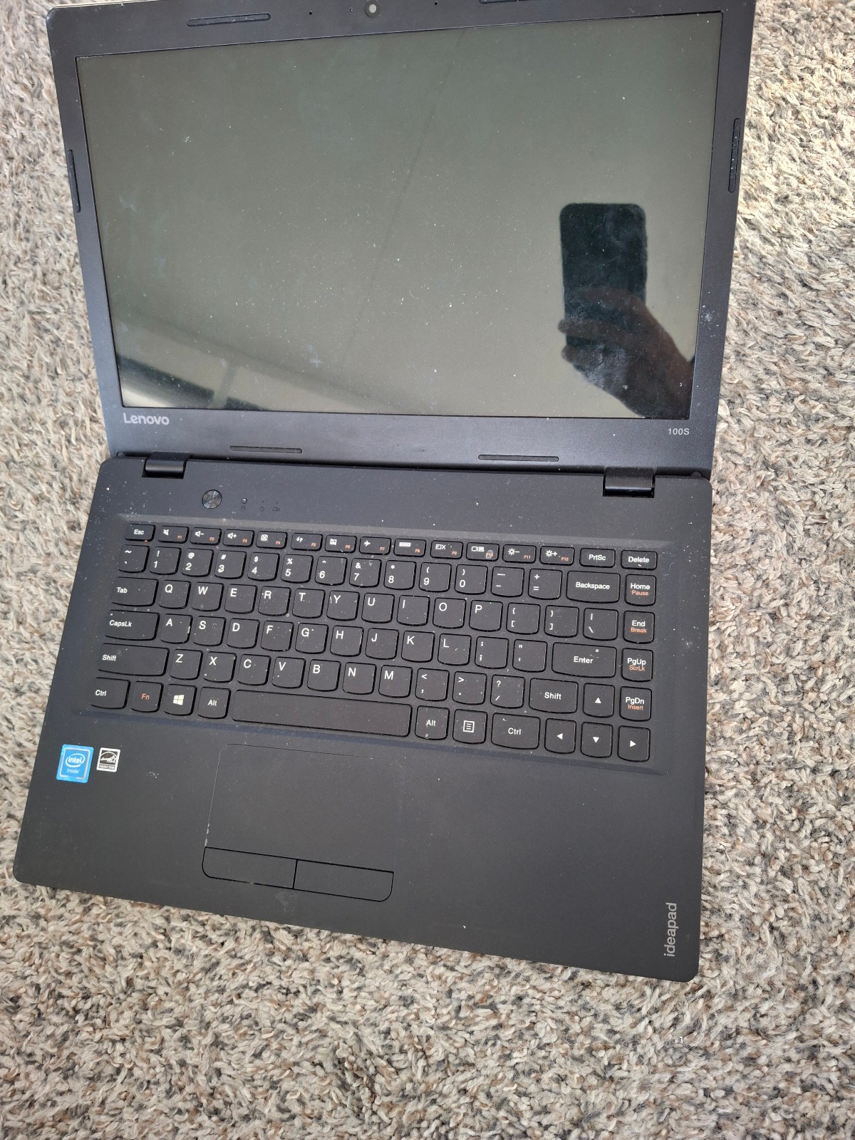 Lenovo IdeaPad 100S 14″ (Intel Celetron, 1.60 GHz, 2GB) Laptop Navy Blue No SSD