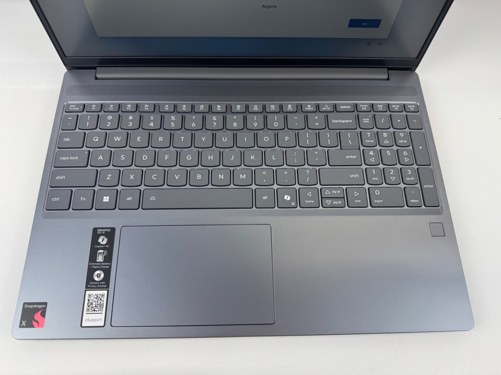 Lenovo IdeaPad Slim 3X 15.3″ WUXGA Laptop Qualcomm Snapdragon X 16 GB Luna Grey